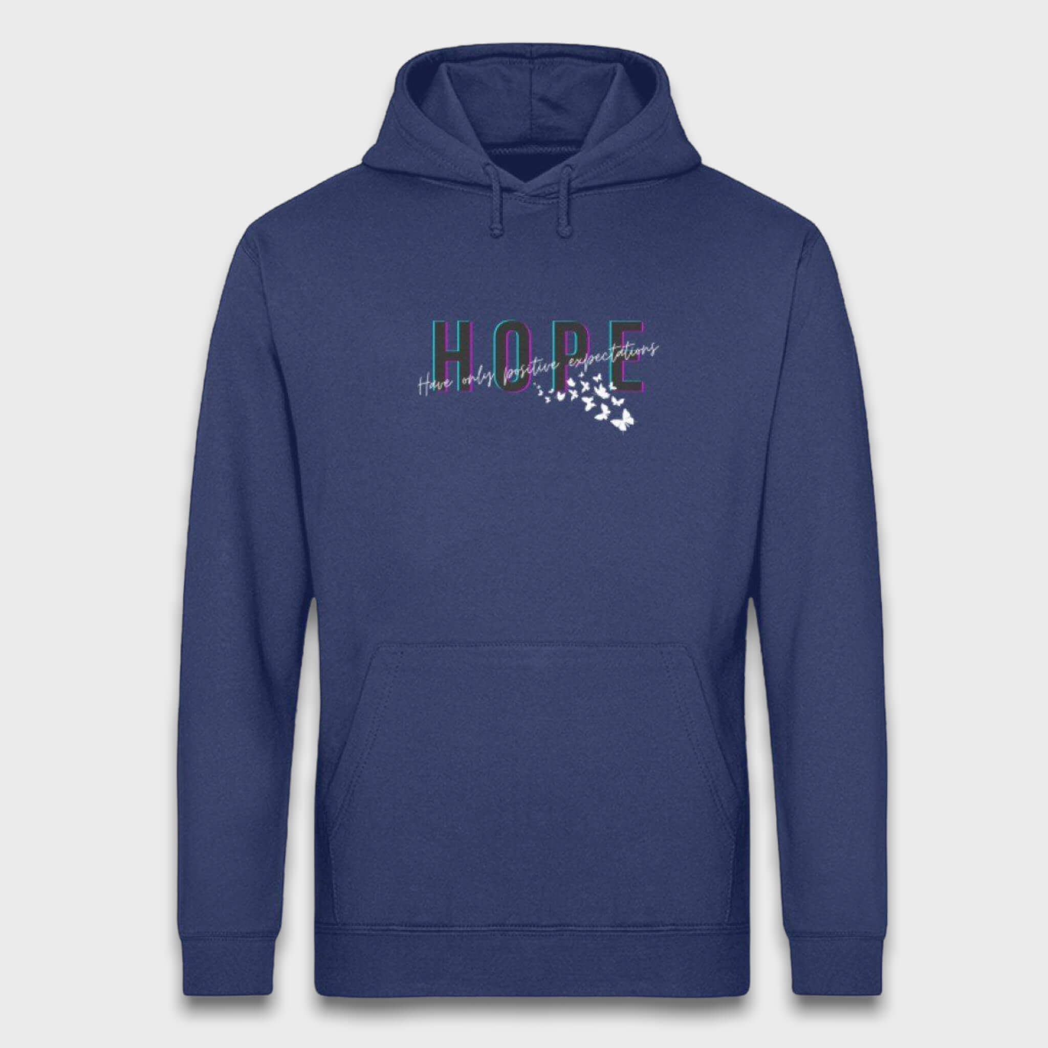 Hope Butterfly Girl - Bio Unisex Hoodie (BASIC)