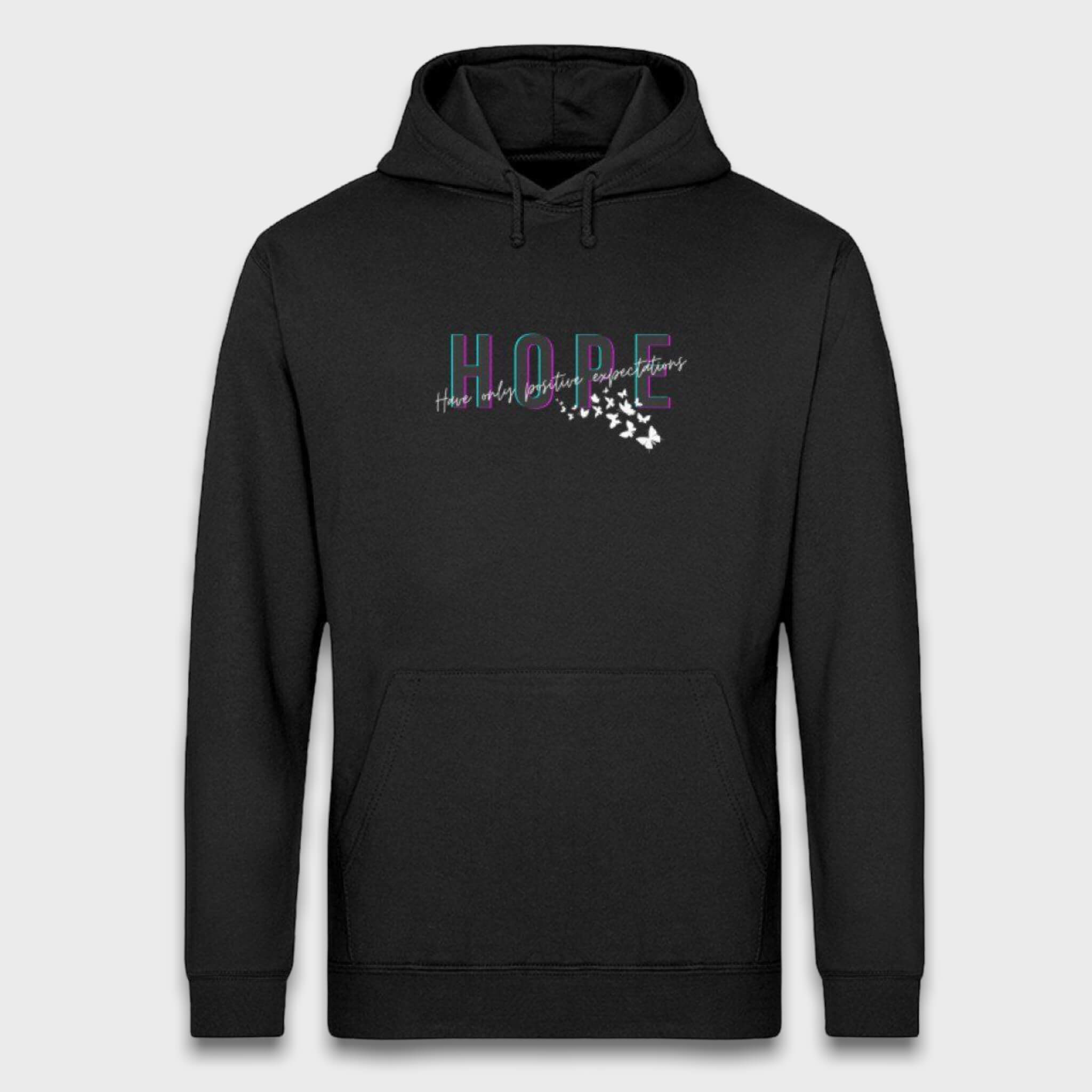 Hope Butterfly Girl - Bio Unisex Hoodie (BASIC)