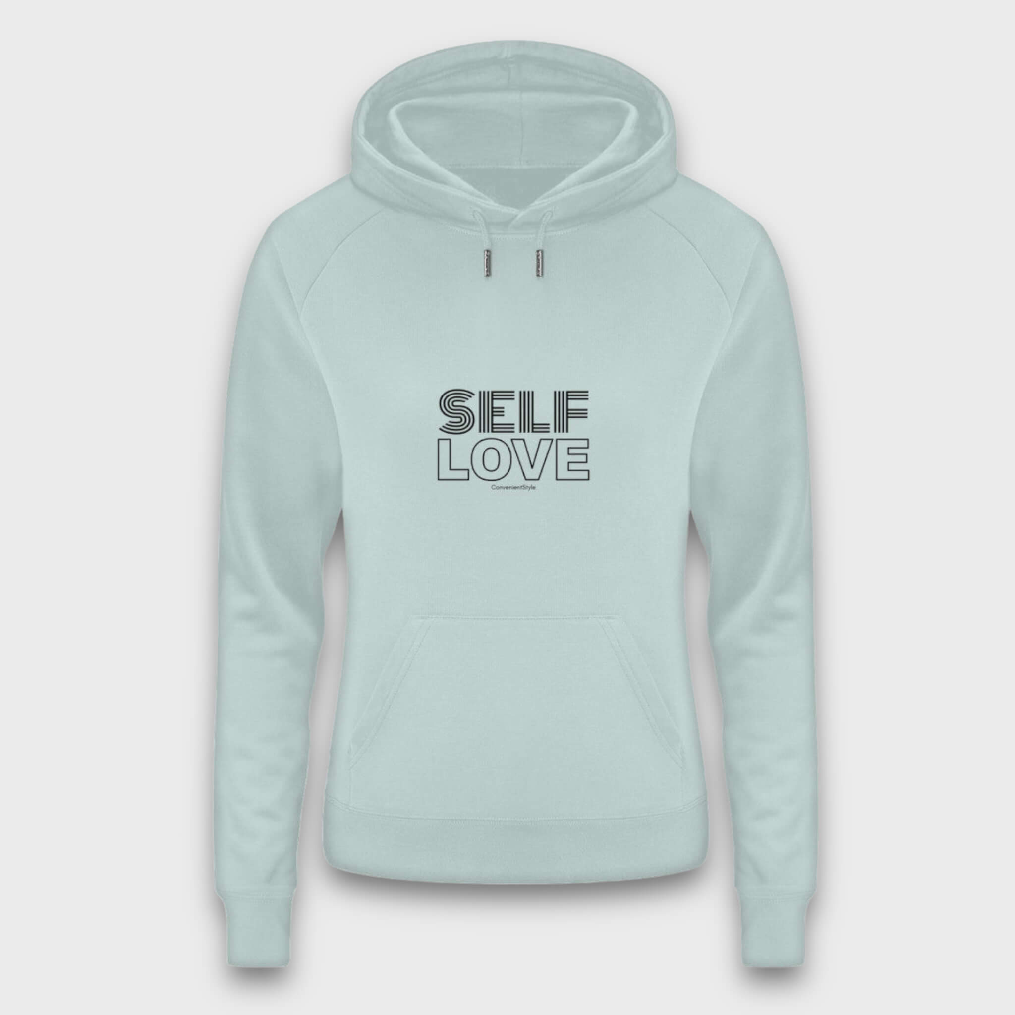 Self Love square - Bio Damen Hoodie