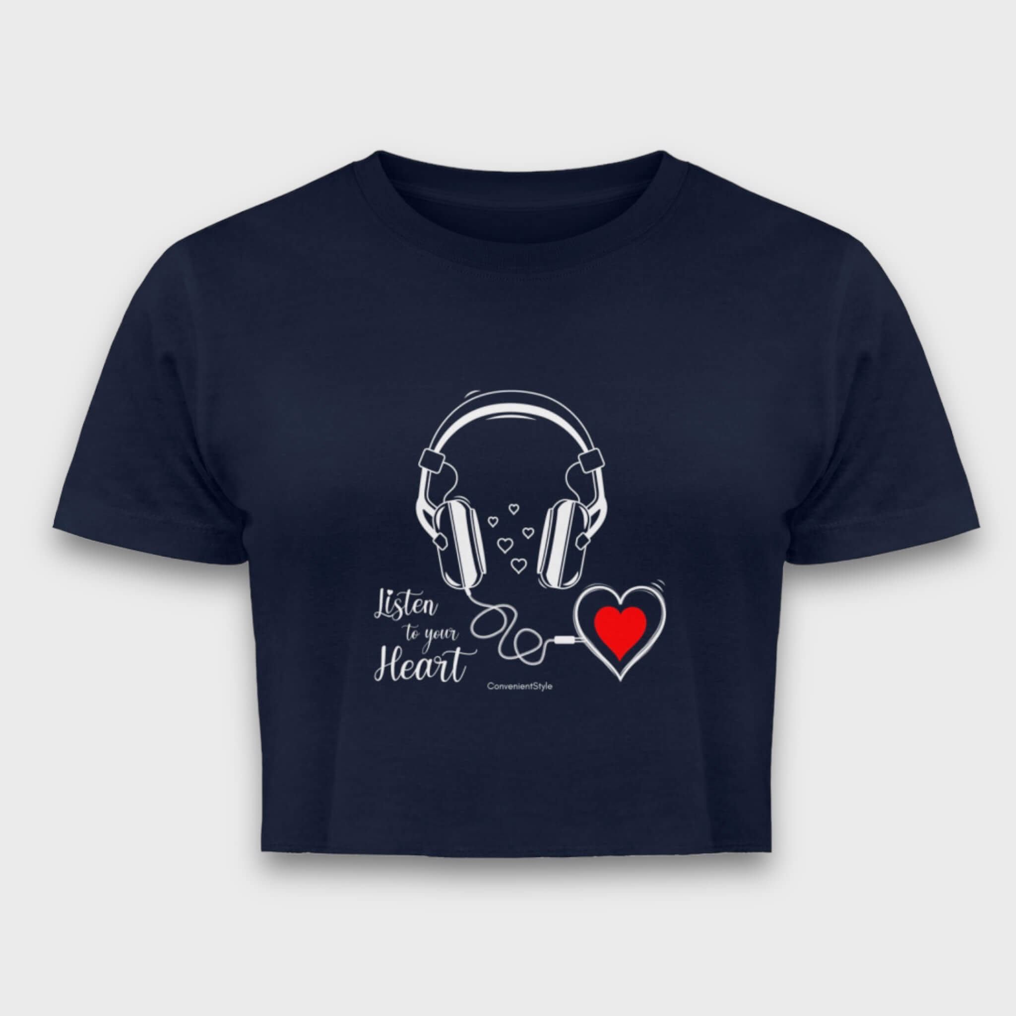 Listen to your Heart - Crop Top