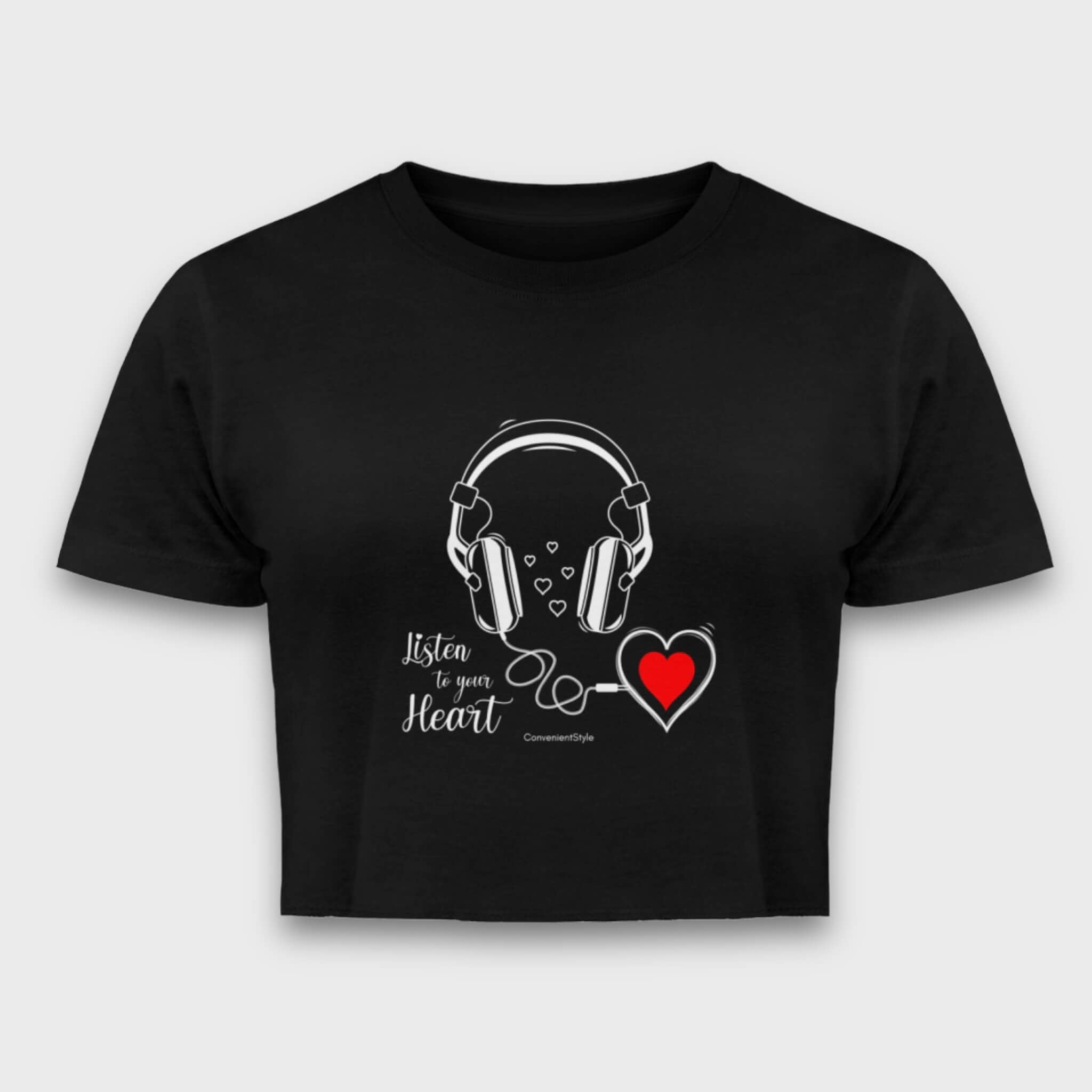 Listen to your Heart - Crop Top
