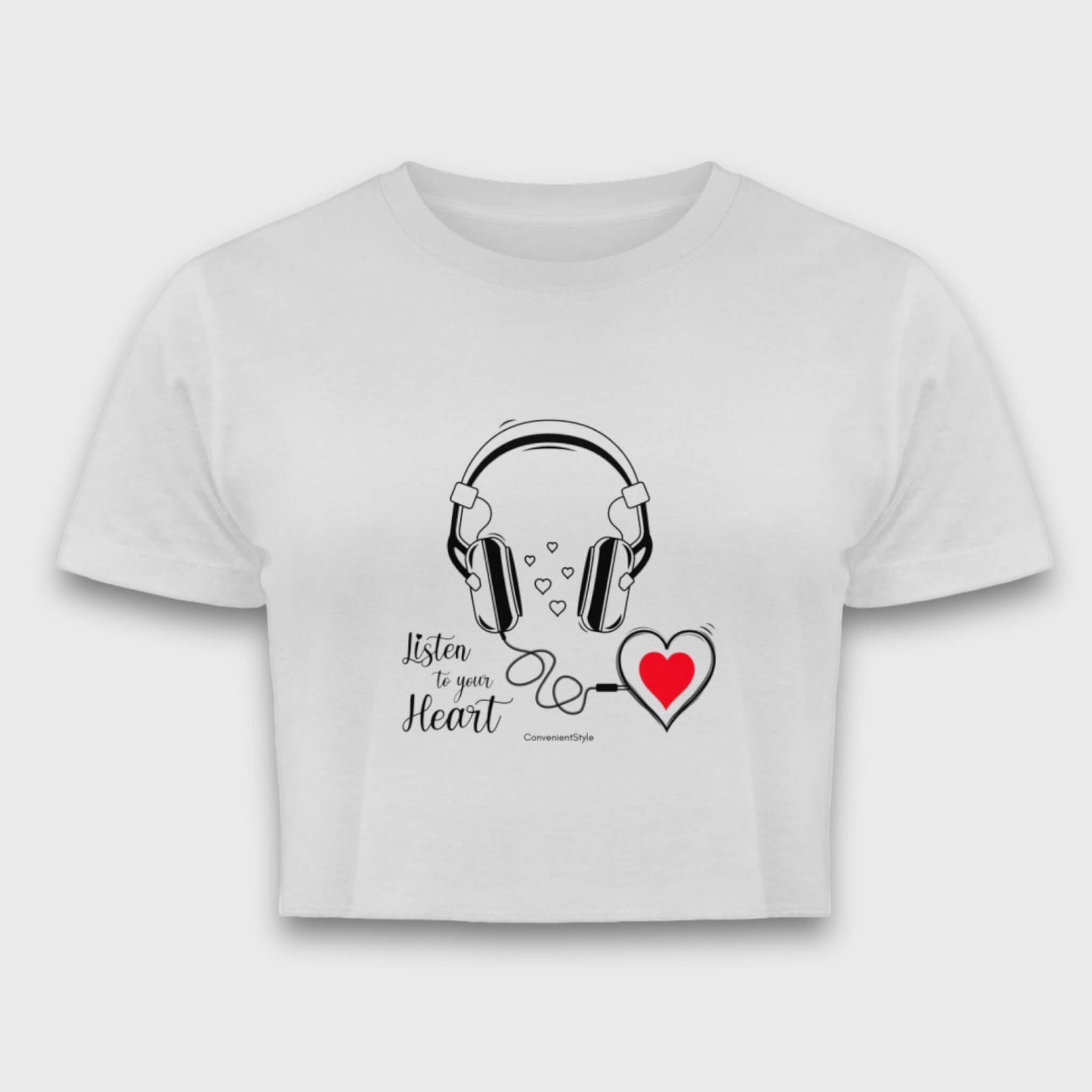 Listen to your Heart - Crop Top