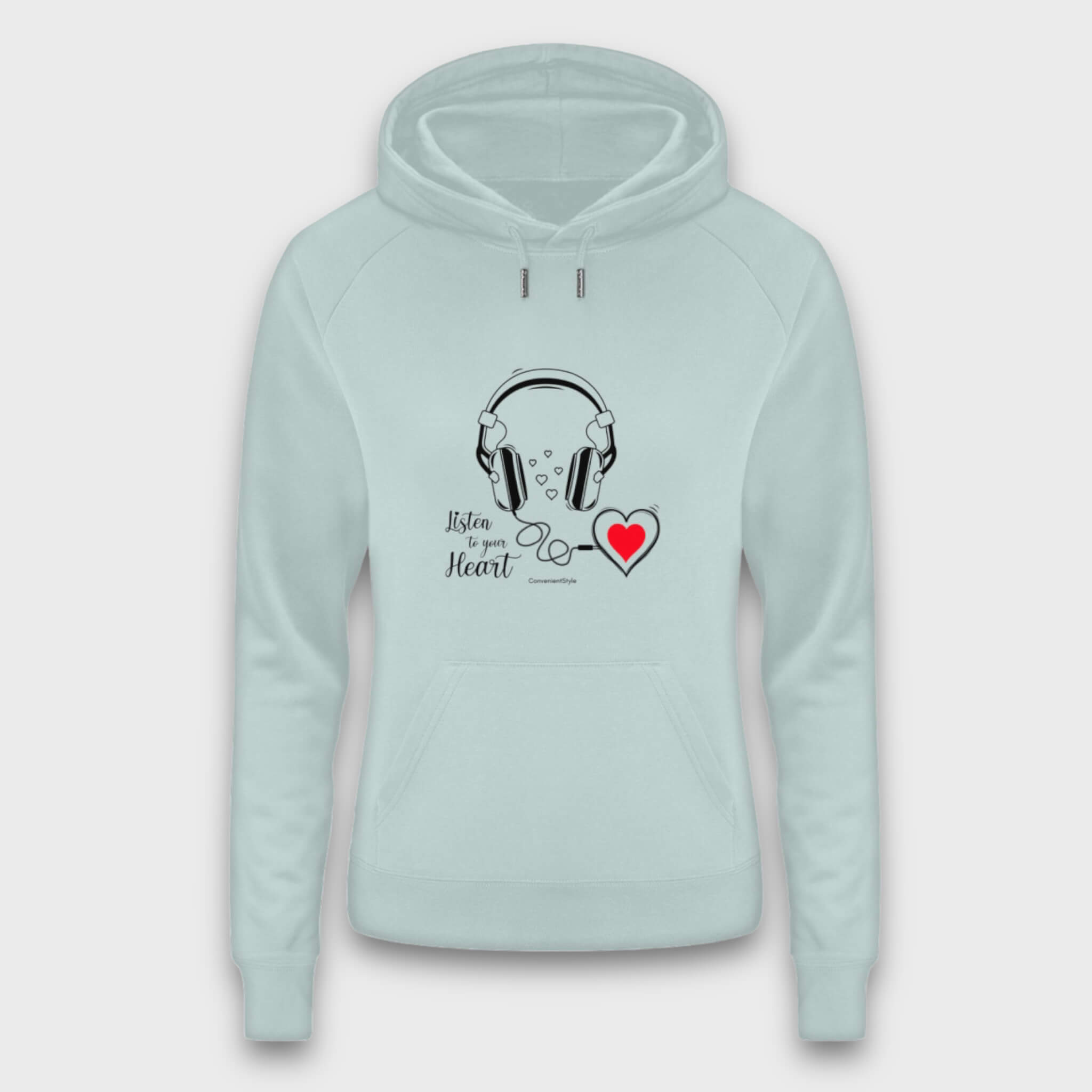 Listen to your Heart - Bio Damen Hoodie