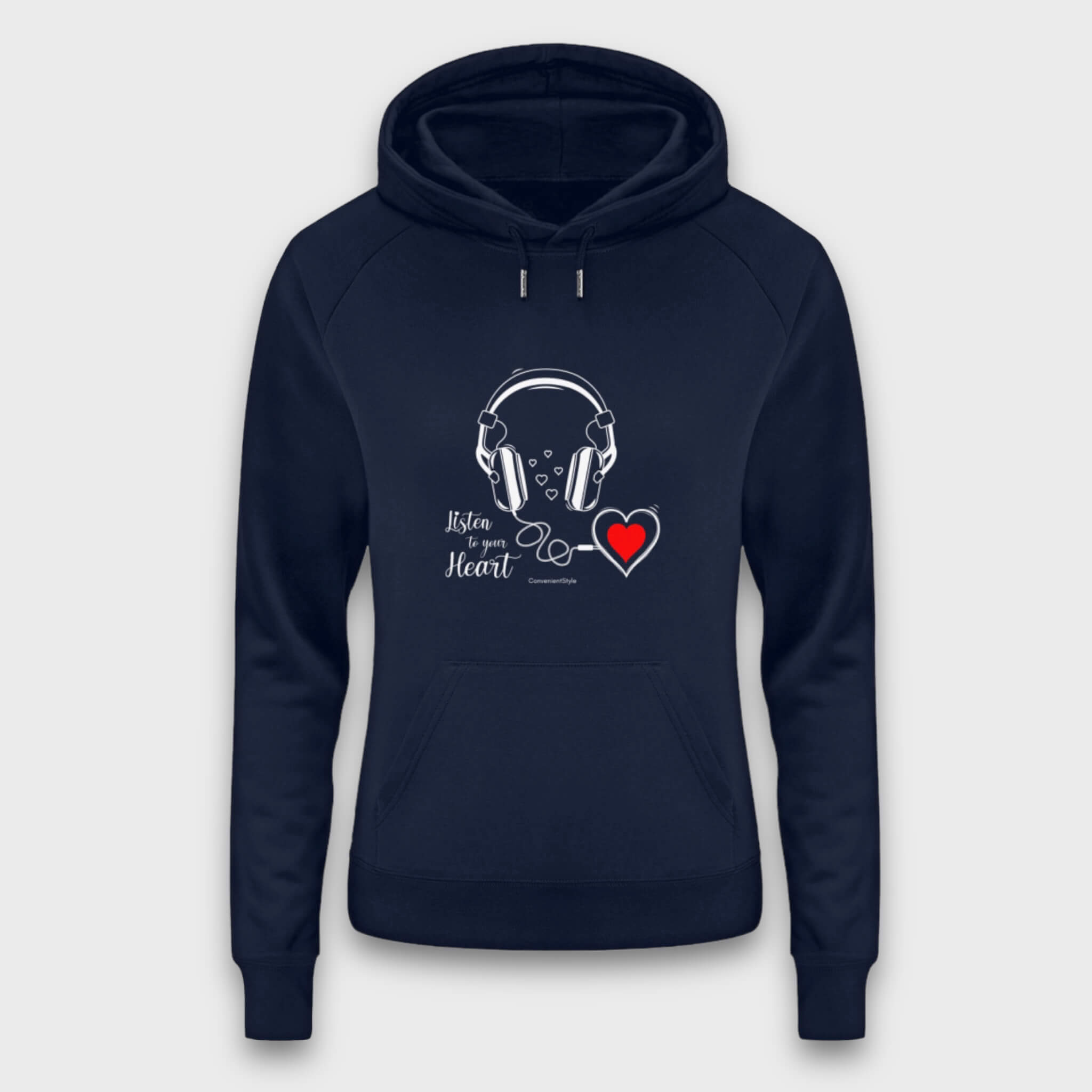 Listen to your Heart - Bio Damen Hoodie
